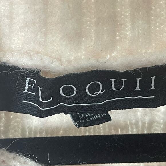 Eloquii Blush Pink Cable-Knit Sweater, Plus, Fall/Winter, Weekend, 18/20 - Picture 8 of 8